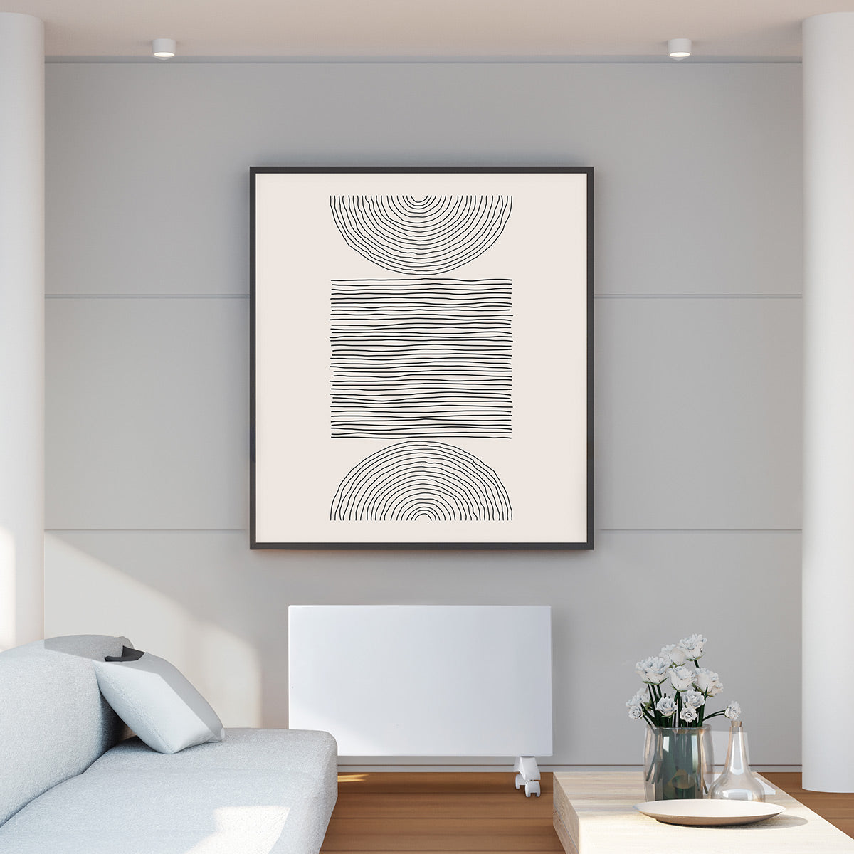 Panel Convection Heater with LED Display - 2000W